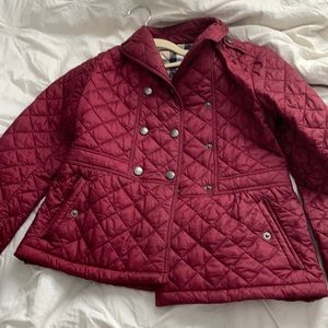Girls youth Burberry button down coat